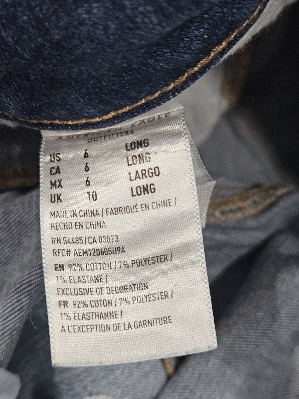 American Eagle Outfitters Medium Blue Flare Jeans - Picture 4 of 5